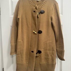 Women's Tan Sweater Cardigan